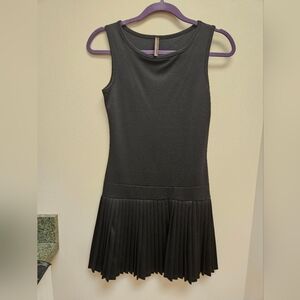 Pink Crayon Black Dress